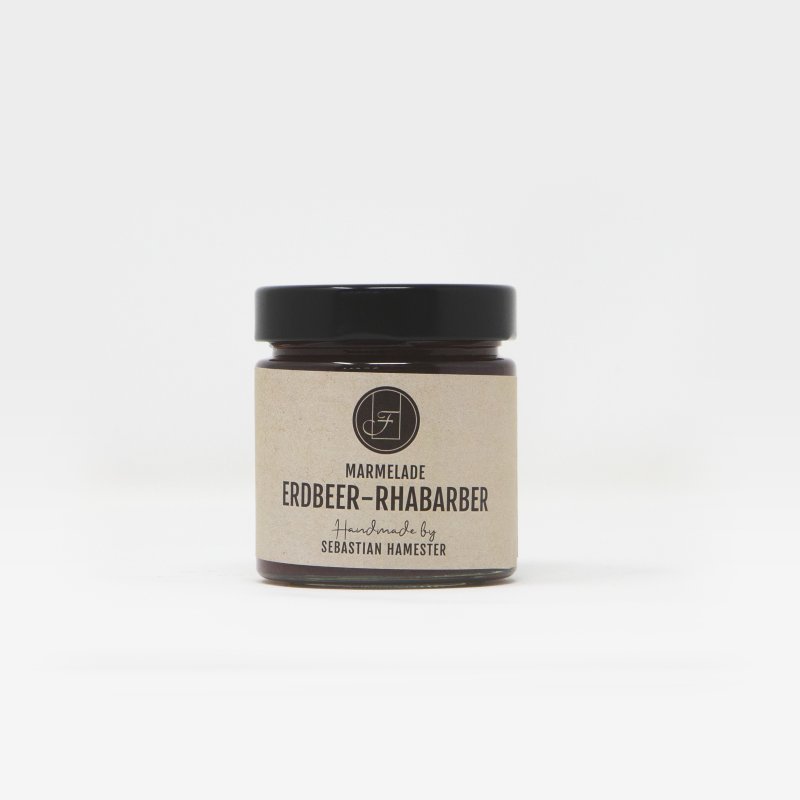 Produktabbildung Erdbeer-Rhabarber-Marmelade