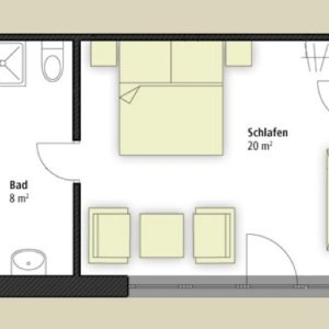 Bild 2 von 3 der Galerie "Zimmer 11"